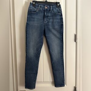 Express Denim Blue Jeggings.